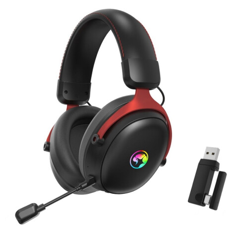 Auricular Gaming Marvo Hg9076w X Pro 7.1 Inalámbrico RGB Black
