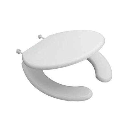 Tapa Asiento Para Inodoro Espacio En Hdf Herraje Pp BLANCO
