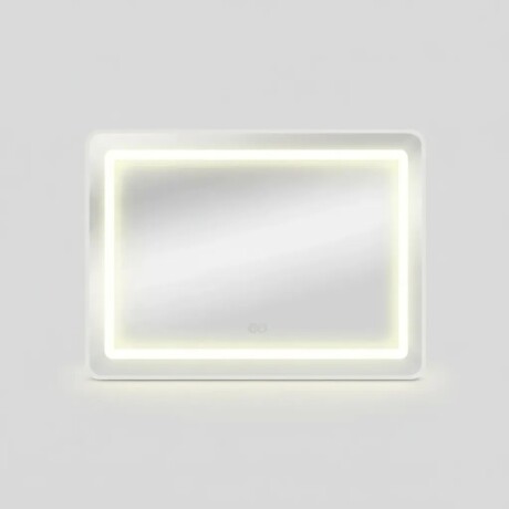 Espejo Horizontal Lumax Suleban c/marco y luz 120x70cm Blanco