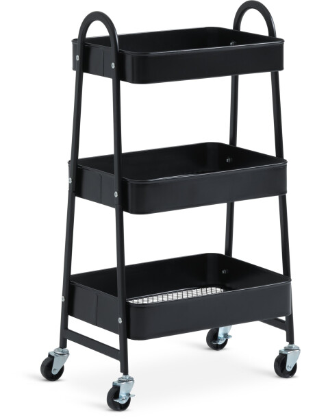 Carrito KANSTRUP acero negro Carrito KANSTRUP acero negro
