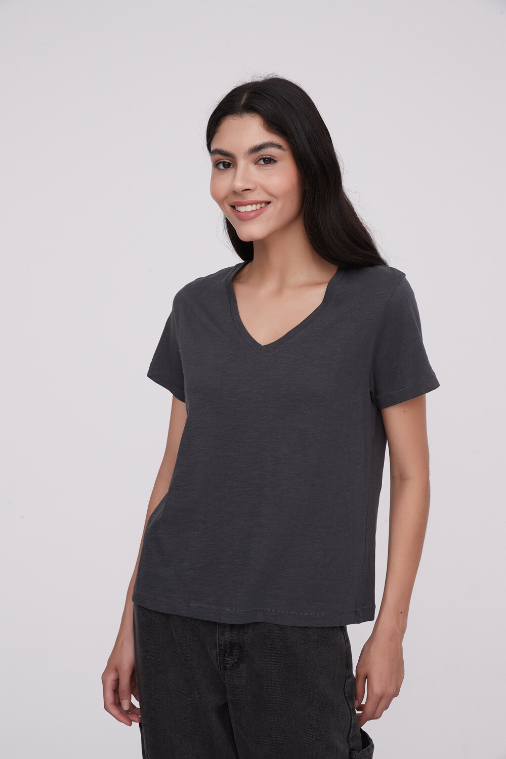 Remera Blumi Gris Topo