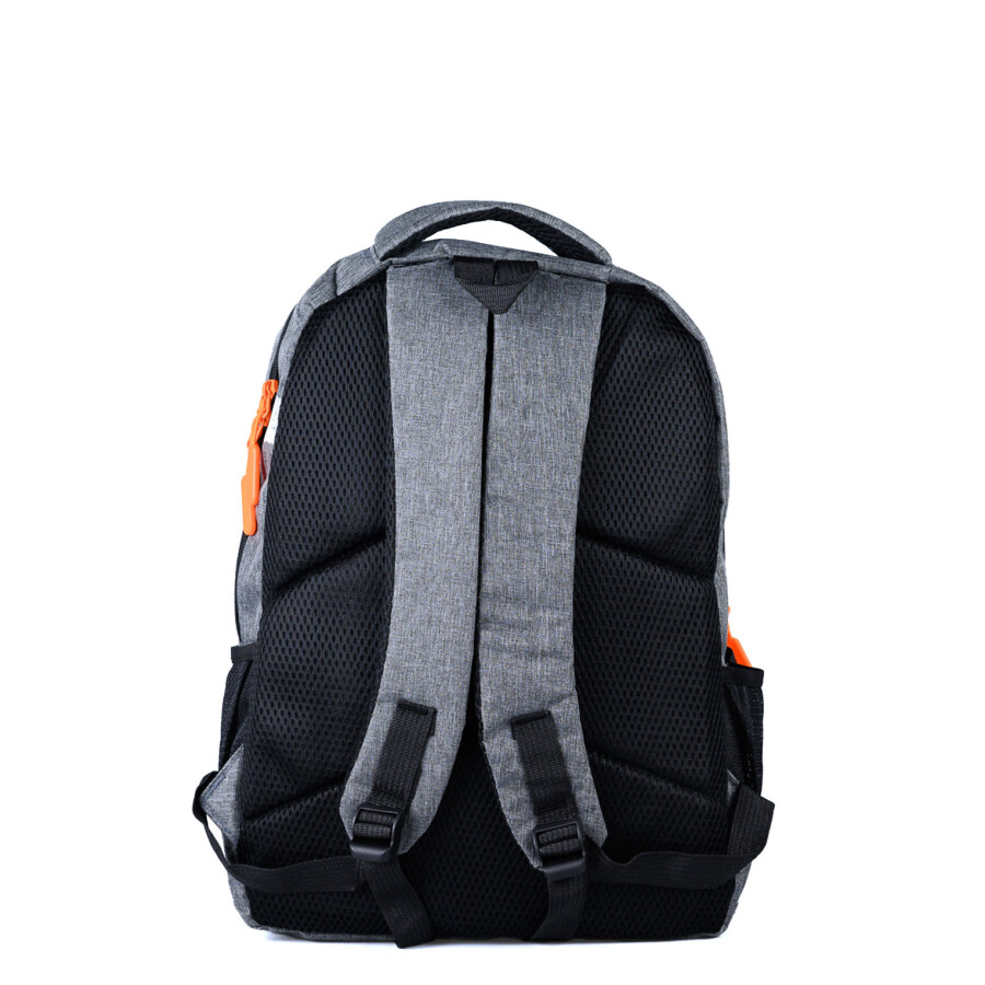 Mochila Umbro Orbum Gris - Anaranjado - Negro