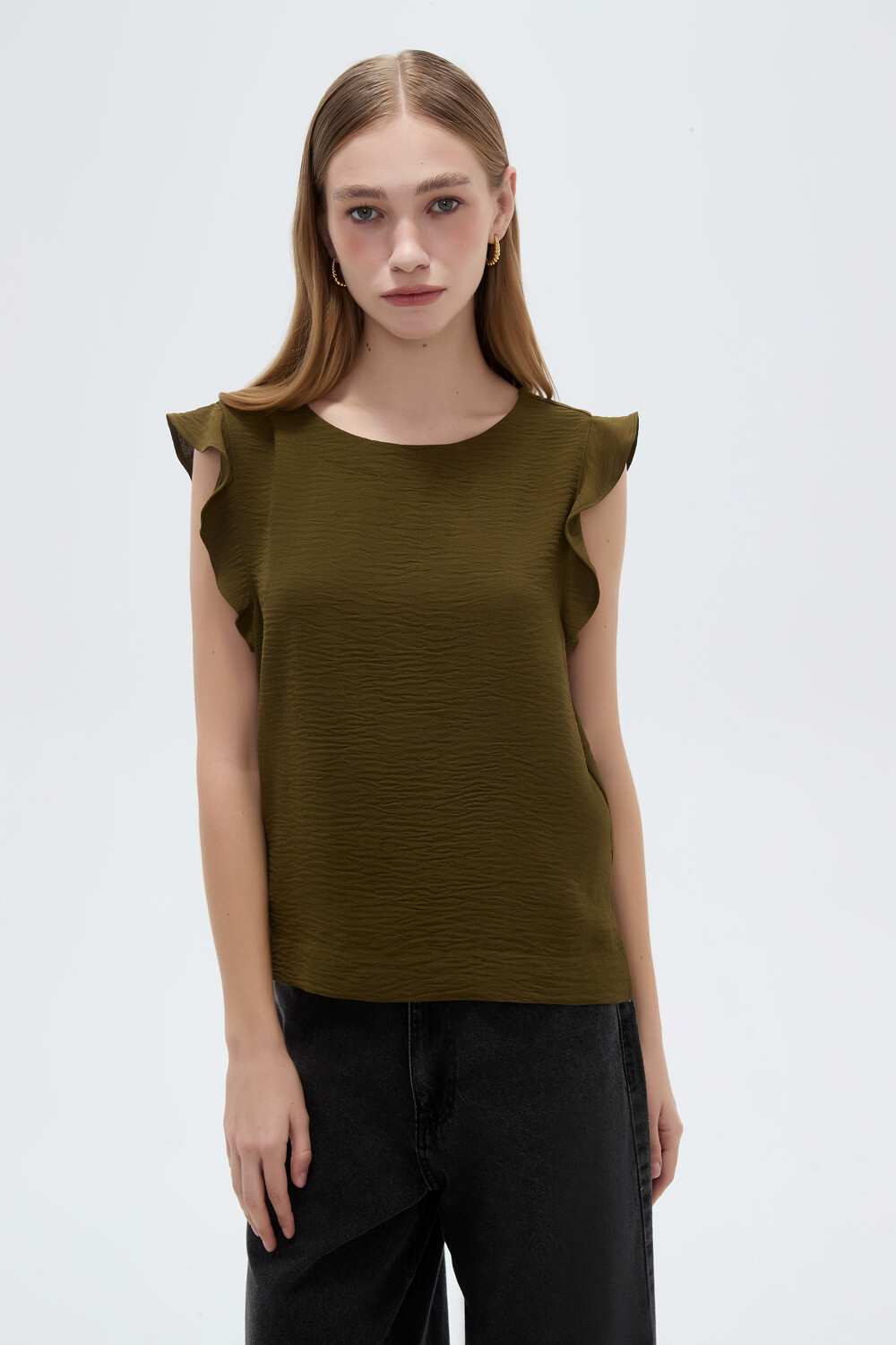 Blusa Mapa Verde Oliva