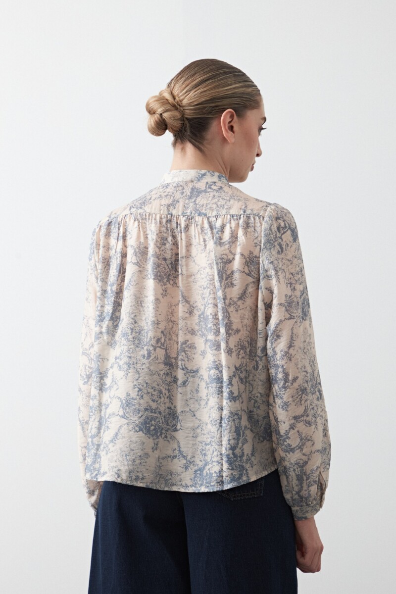 CAMISA LIU Azul Claro