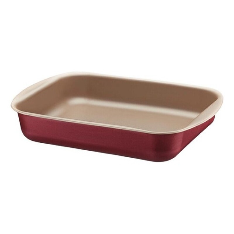 Asadera Rectangular Honda Tramontina Aluminio con Antiadherente Starflon Max Roja 28cm Asadera Rectangular Honda Tramontina Aluminio con Antiadherente Starflon Max Roja 28cm