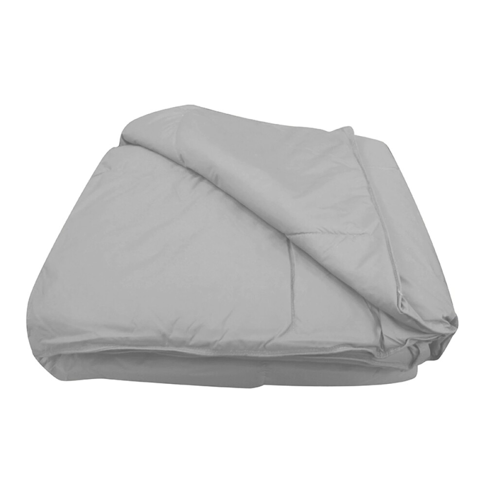 Acolchado Pluma - 2 Plazas - 220X240 Gris