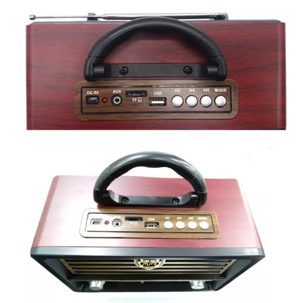 Radio Portátil Retro Cmik 113bt RADIO RETRO CMIK 113BT LEDSTAR