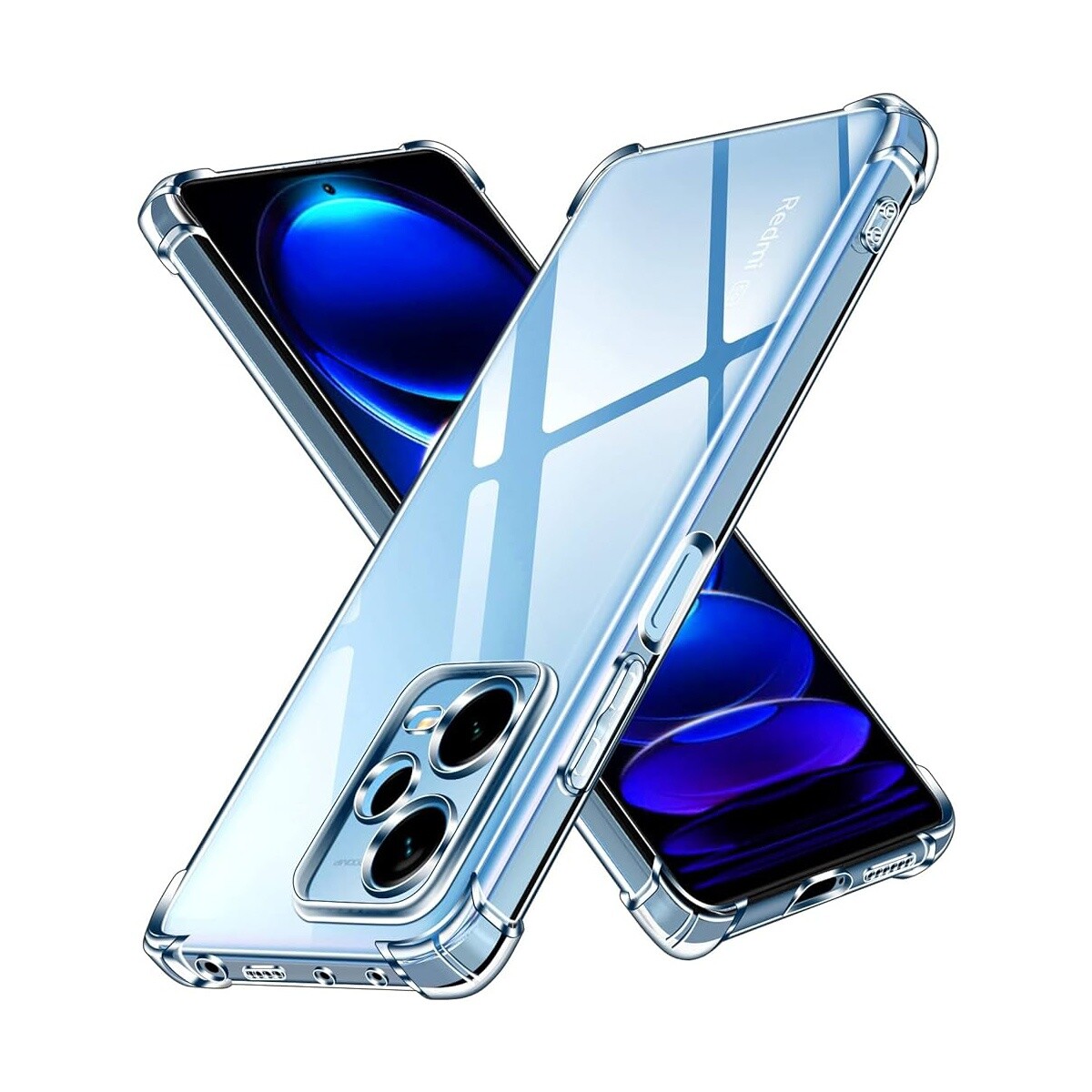 Protector TPU Alto Impacto para Xiaomi Redmi Note 12 Pro Transparente