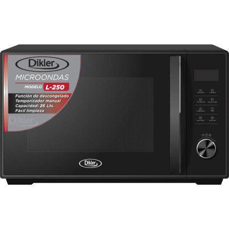 Microondas Dikler 25 Lts. negro Microondas Dikler 25 Lts. negro