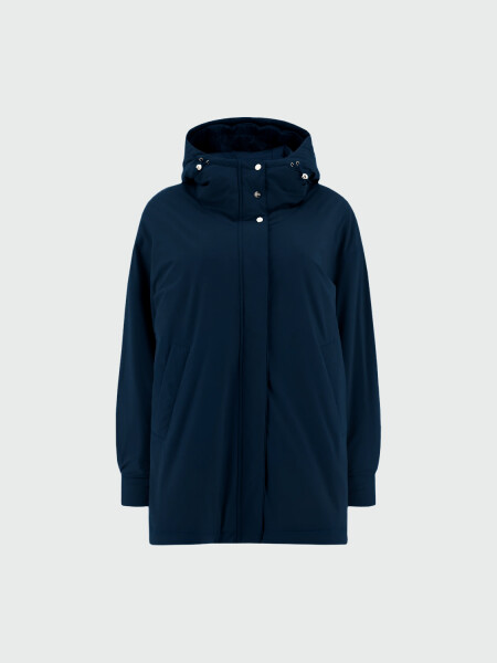 Herno - Campera acampanada de nylon flexible Azul