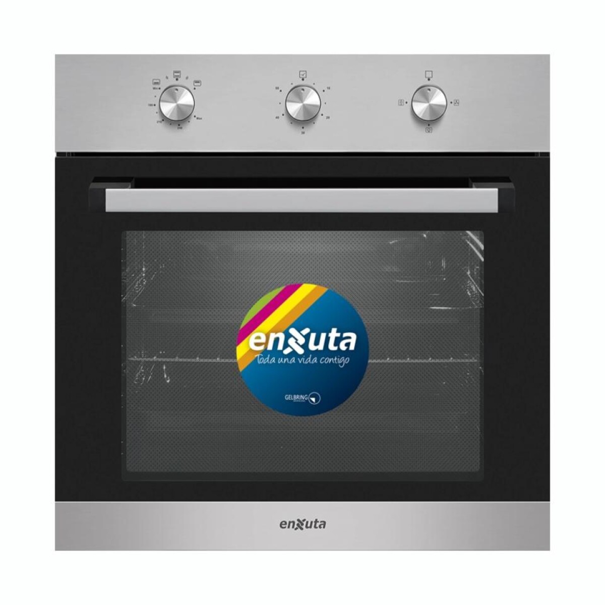 Horno De Empotrar A Gas ENXUTA HEENXG5500 Capacidad 70Lts 