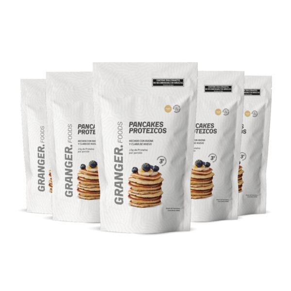 Pancakes Proteicos Granger | Premezcla Alta en Proteínas | 400 g Pancakes Proteicos Granger | Premezcla Alta en Proteínas | 400 g