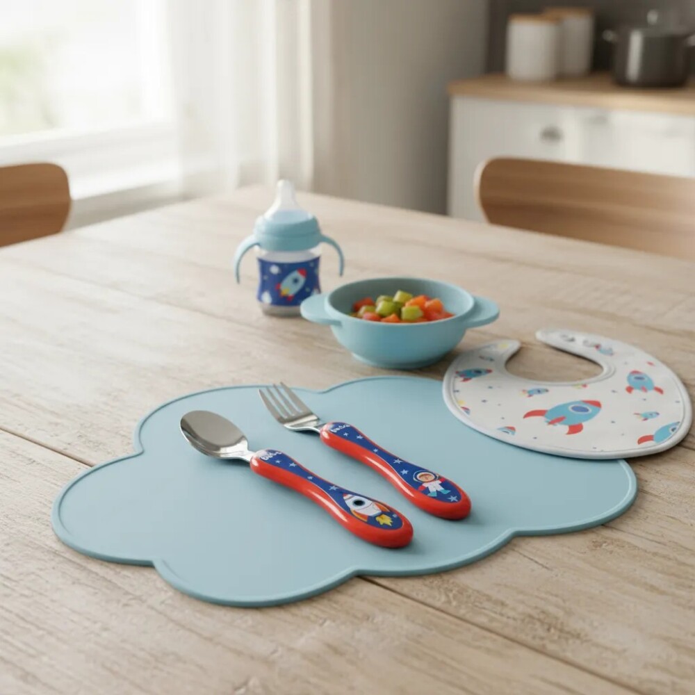 Set cubiertos metal BUBA astronauta