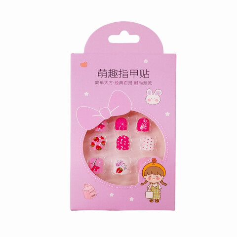 Uñas postizas con stickers Uñas Postizas Con Stickers