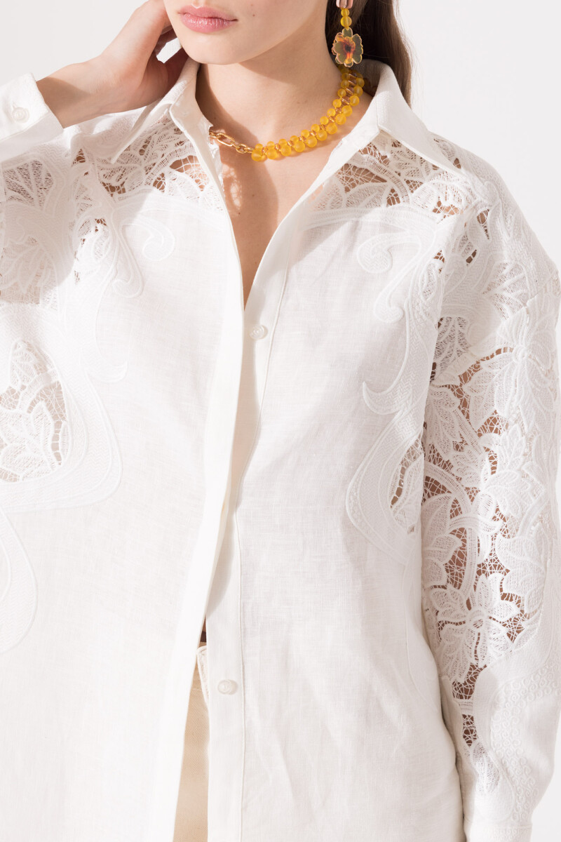 CAMISA JUNGLE Blanco