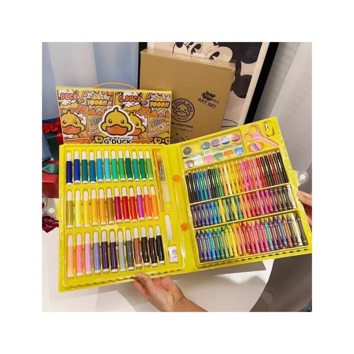 Set Valija de Arte g.Duck 116 Piezas JJ-83 