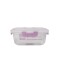 HERMETICO CUADRADO 800ML GLASS KEEP Lila