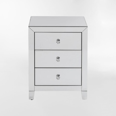 MESA DE NOCHE LUXURY Plateado - Medium