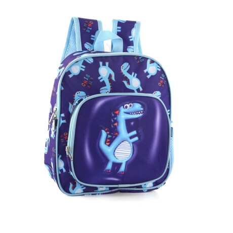 Mochila Bonus Culture Kids Dino 3d Y Bolsillo 001
