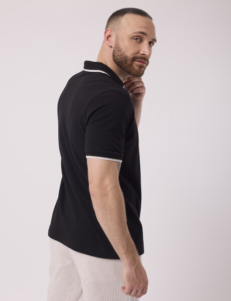 Remera m/c lisa negro