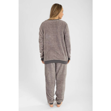 Pijama kind melange Gris melange