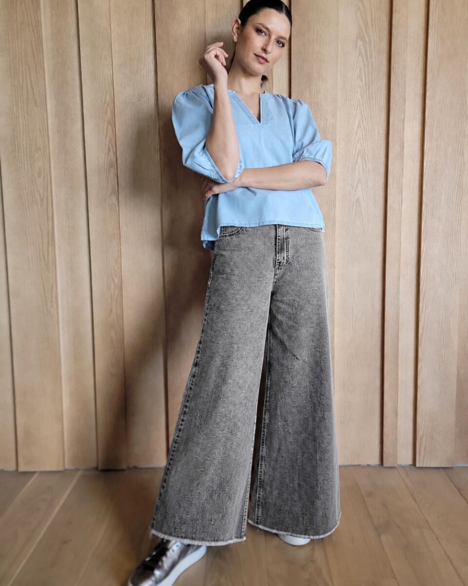Jean Oslo - Denim Gris Soft 