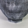 FLORERO CERAMICA GRIS COMB 23X23X35CM Unica