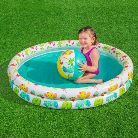 Piscina Bestway Infantil 137 L Inflable+ Aro+ Pelota Bsw051124