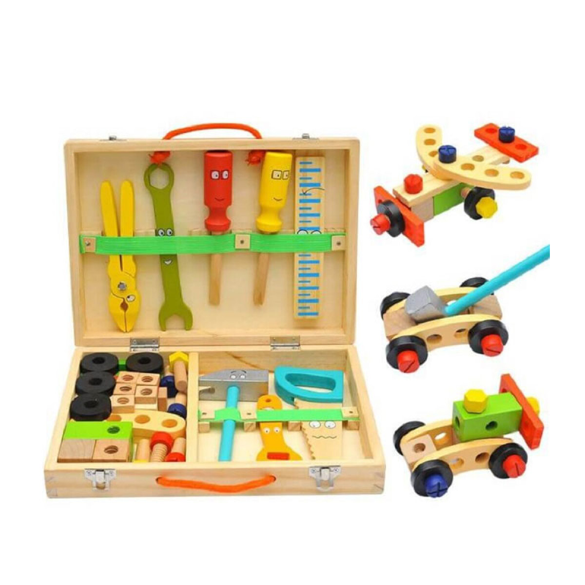 Kit valija de herramientas para construcción en madera - Kit Valija De Herramientas Para Construcción En Madera 