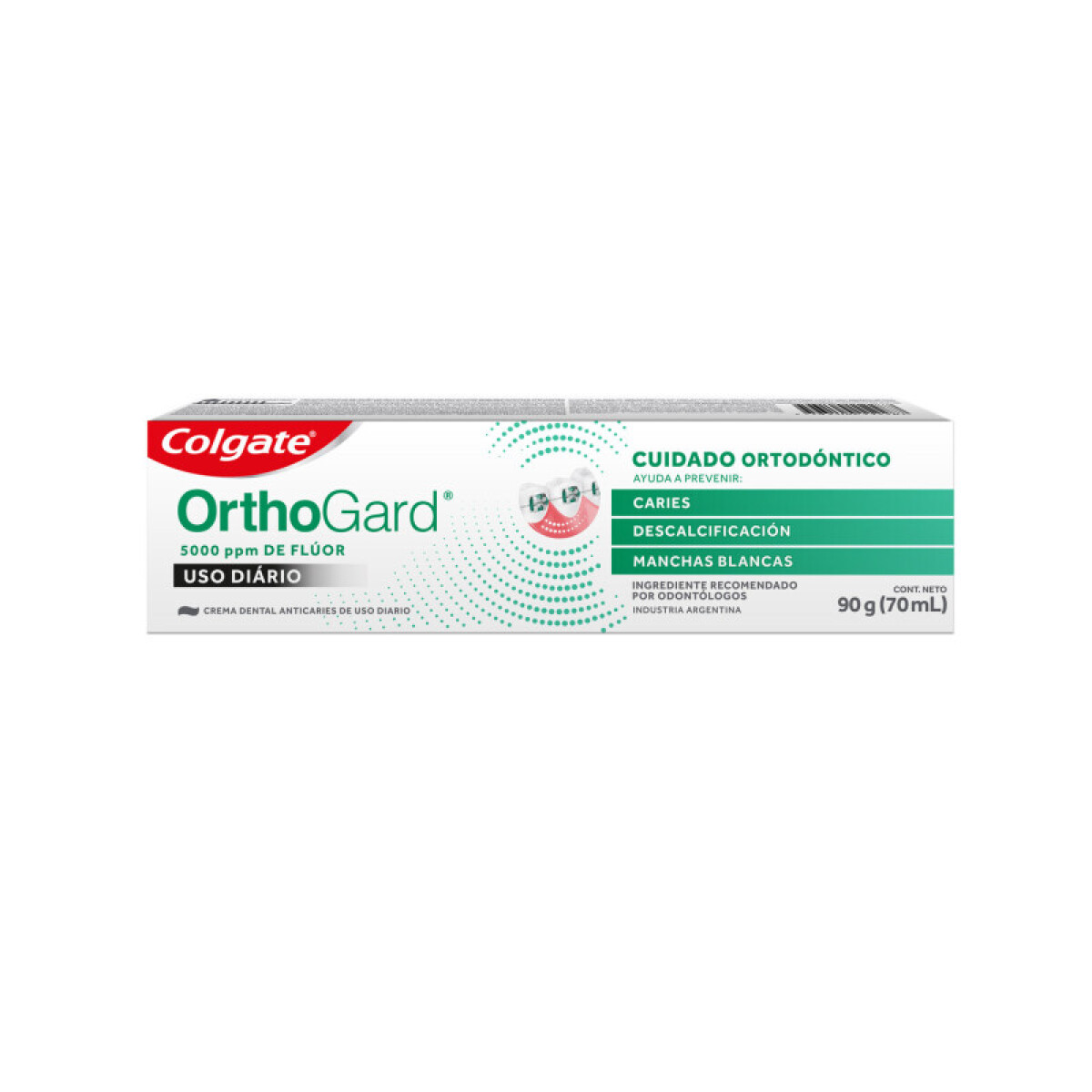 Colgate Pasta de Dientes Orthogard 90 gr | Protección para Aparatos Dentales