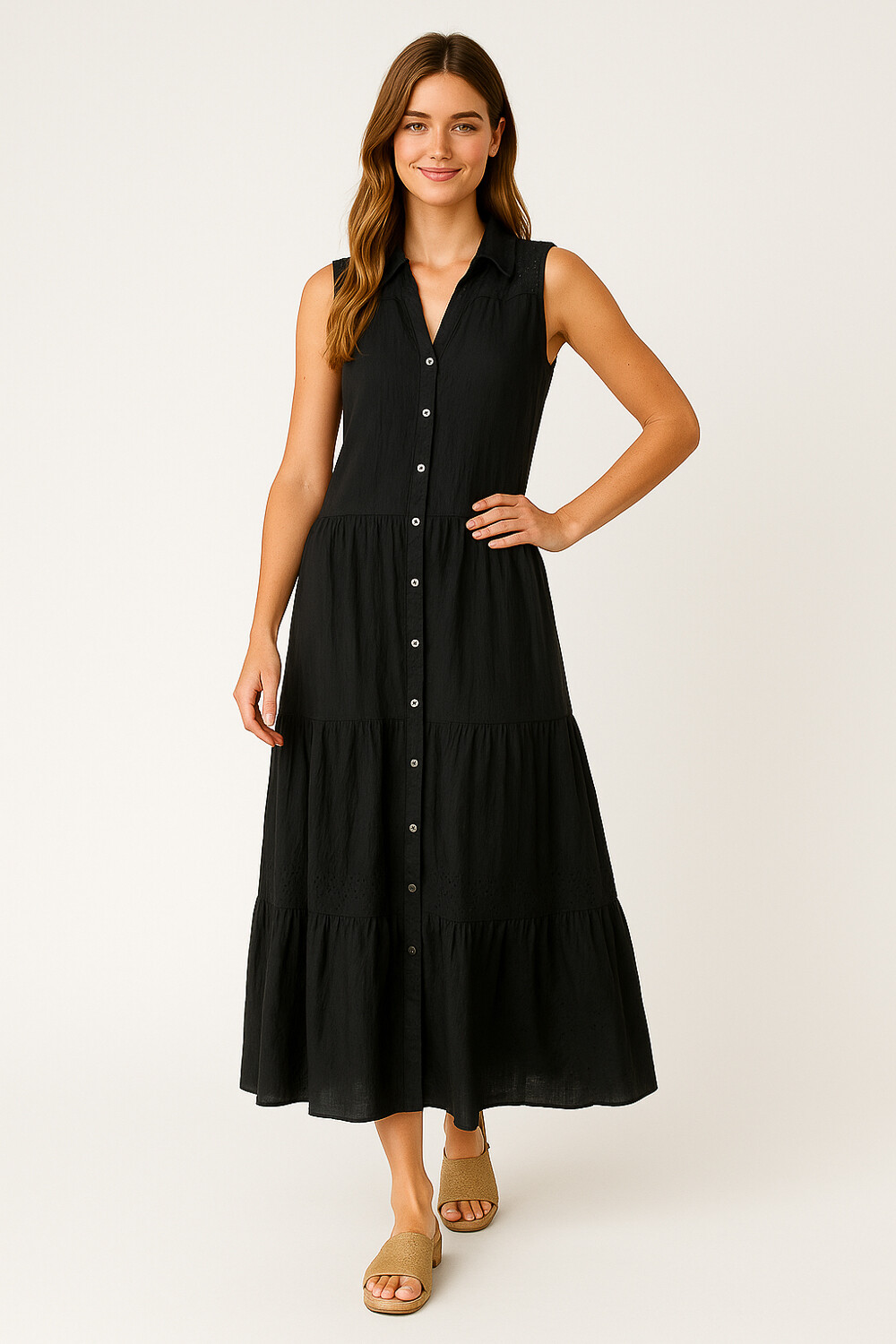 Vestido Focaria Gris Topo