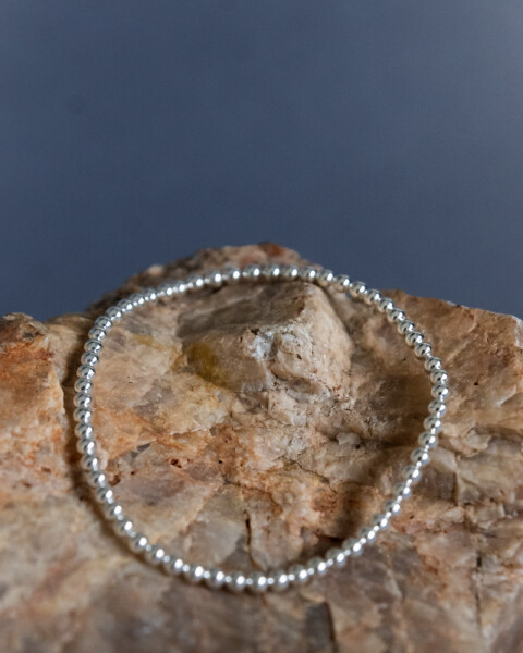 Pulsera Helen elastizada PLATEADO