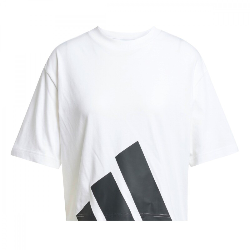 Remera Essentials Big Logo Boyfriend de Mujer Blanco