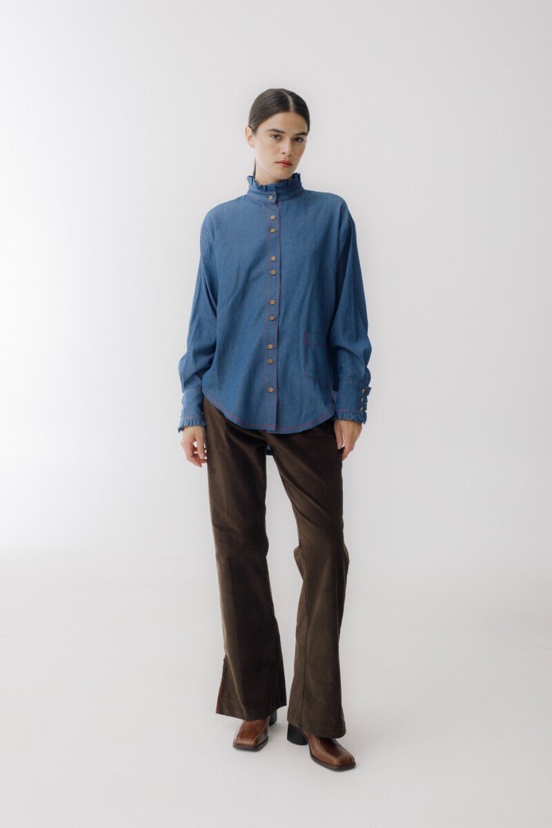 CAMISA OTA JEAN Azul