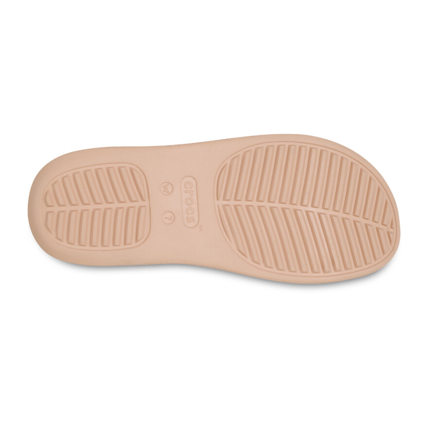 Sandalias Crocs Getaway Patent Strappy - Mujer Pink Caramel