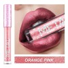 Labial líquido metalizado Orange Pink