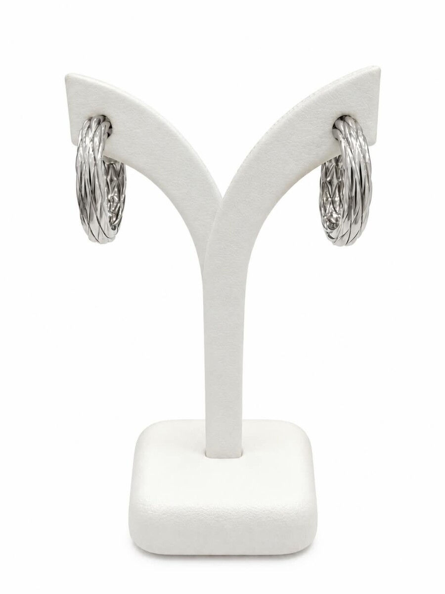 Aros anchos plata 