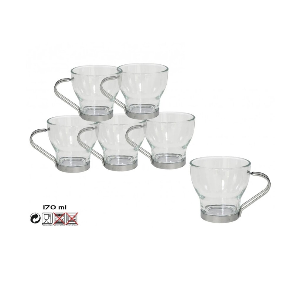 Taza Té X 6 170Ml Cristal GE TAZA TE X 6 170ML L2506/BH6A CRISTAL