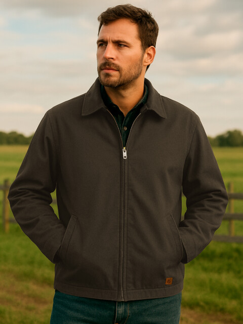 Campera de gabardina Army
