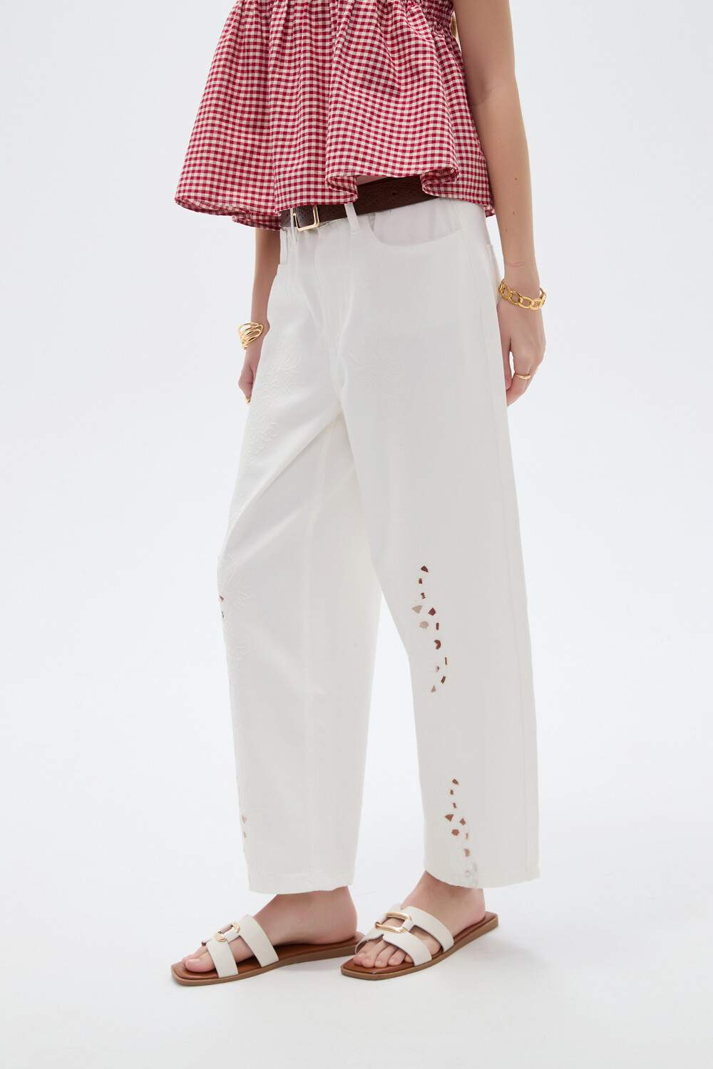 Pantalon Rato Marfil / Off White