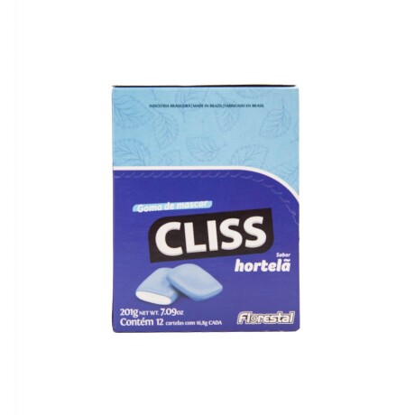 Chicle CLISS BLISTER 12pcs 201grs Mentól
