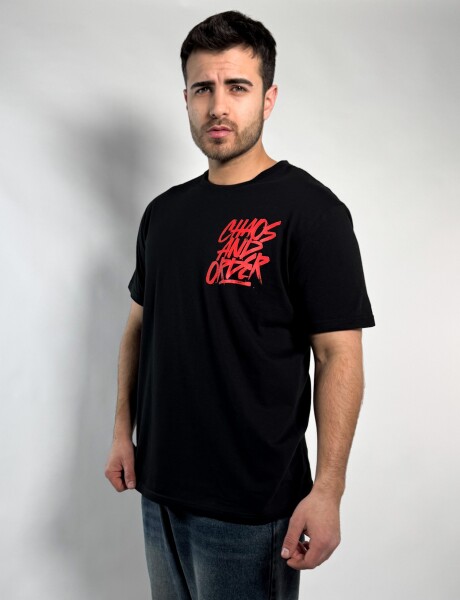 Remera estampada Cabre Negro
