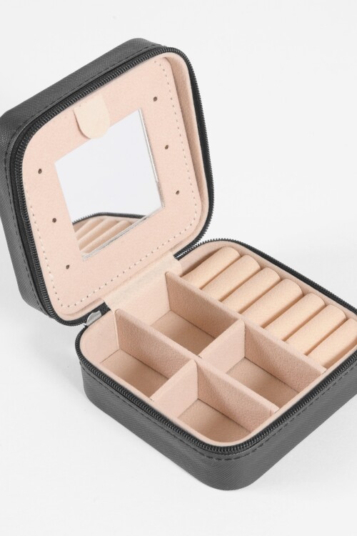 Alhajero organizador cuadrado negro