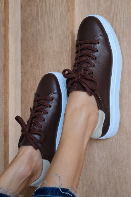 Zapatilla Aline Chocolate