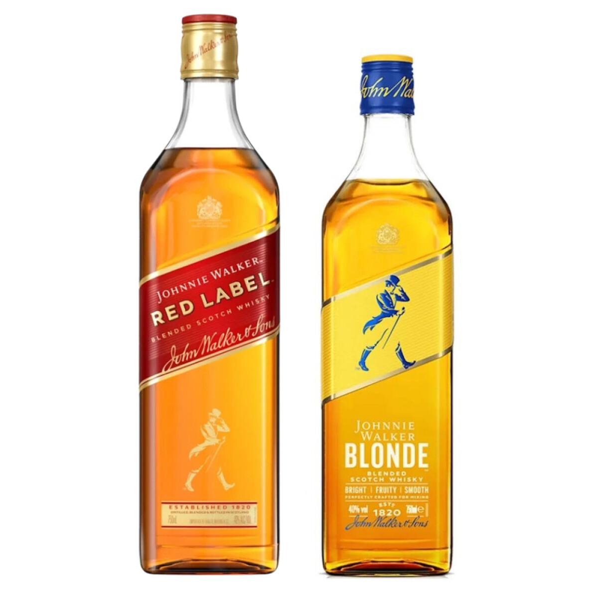 Combo Johnnie Walker Red Label + Blonde 