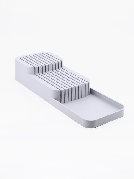 ORGANIZADOR CUCHILLAS GRIS