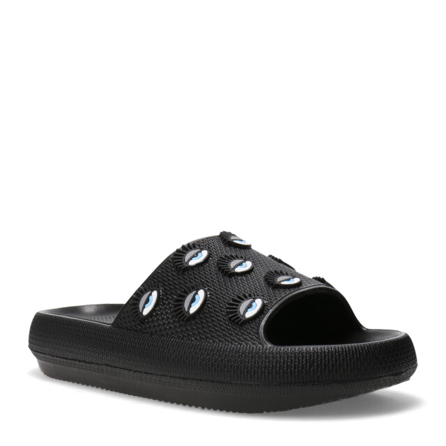 Chanclas de Mujer Miss Carol RODAS estilo playeras Negro