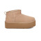 Classic Ultra Mini Platform - Mujer Sand