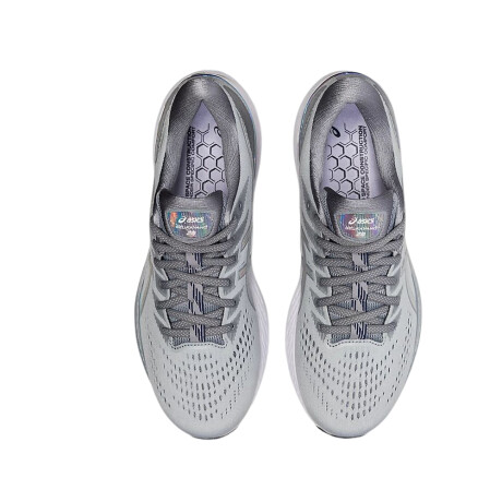ASICS GEL-KAYANO 28 PLATINUM Light Grey & Rainbow