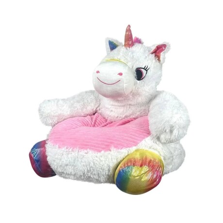 PUFF DE ANIMALES PARA NIÑOS UNICORNIO\n 50*50*45CM UNICORNIO